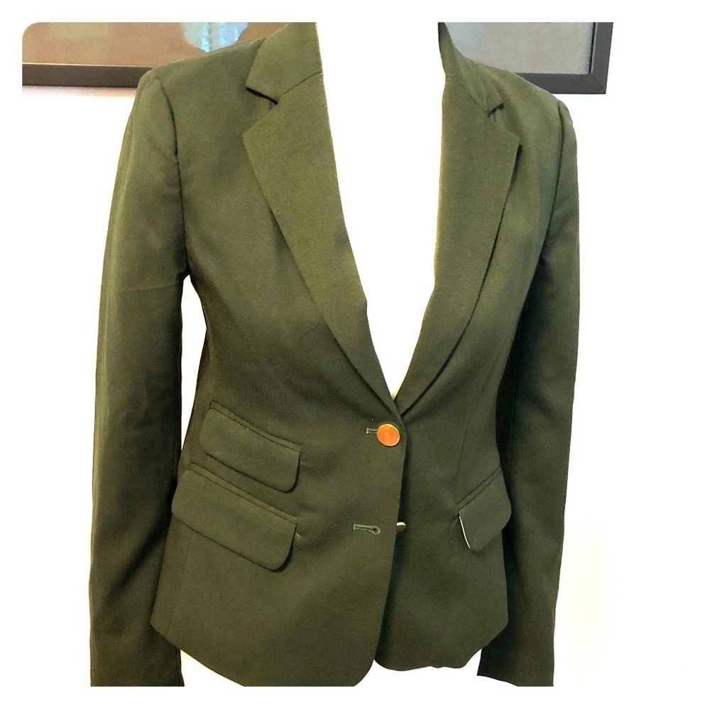 Ladies NWT army green blazer